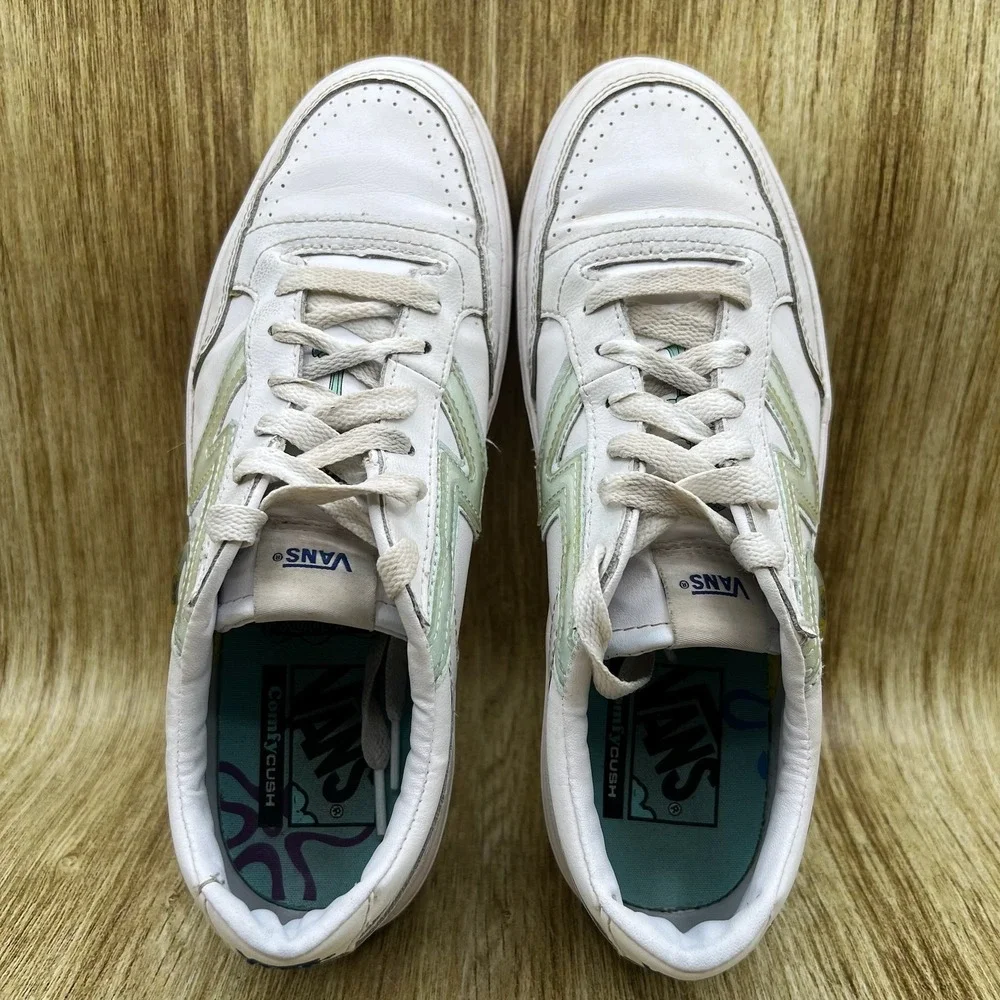 Vans X Spongebob Lowland CC Bubble Men's 8.5 White Low Shoes Sneakers Skateboard